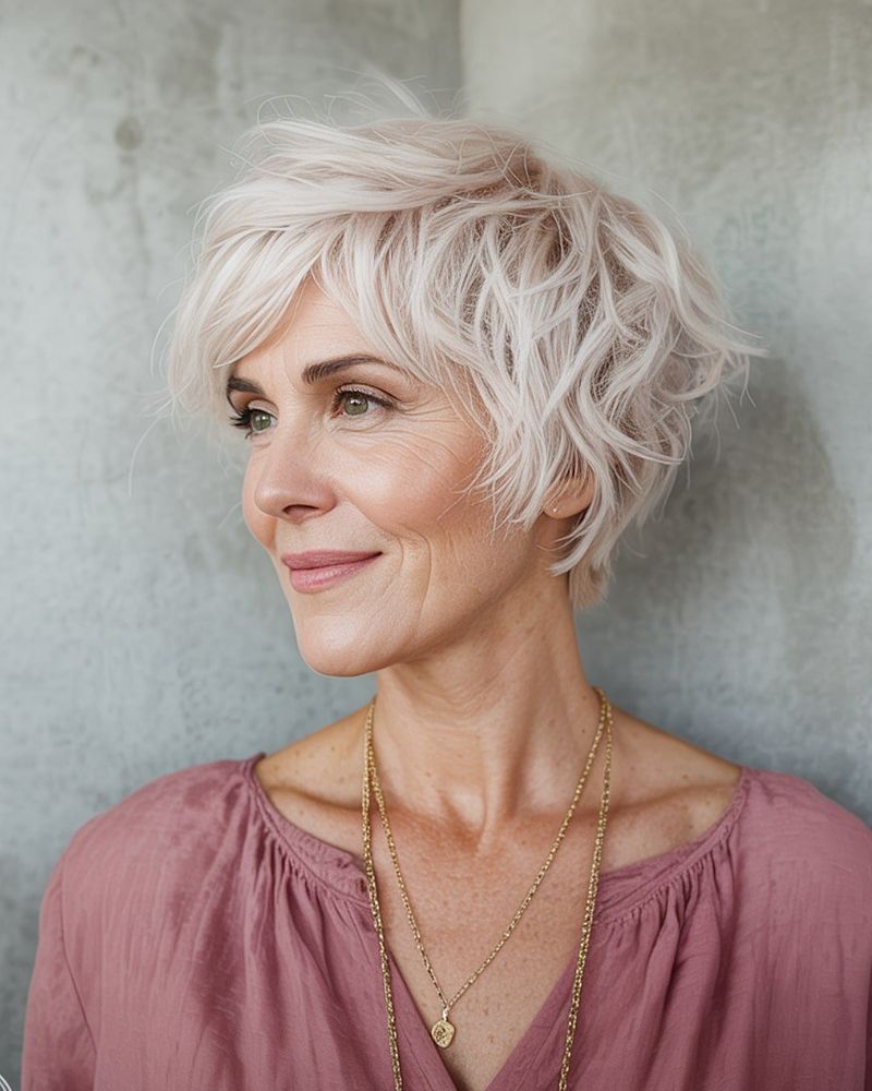 Choppy Crop With Textured Top