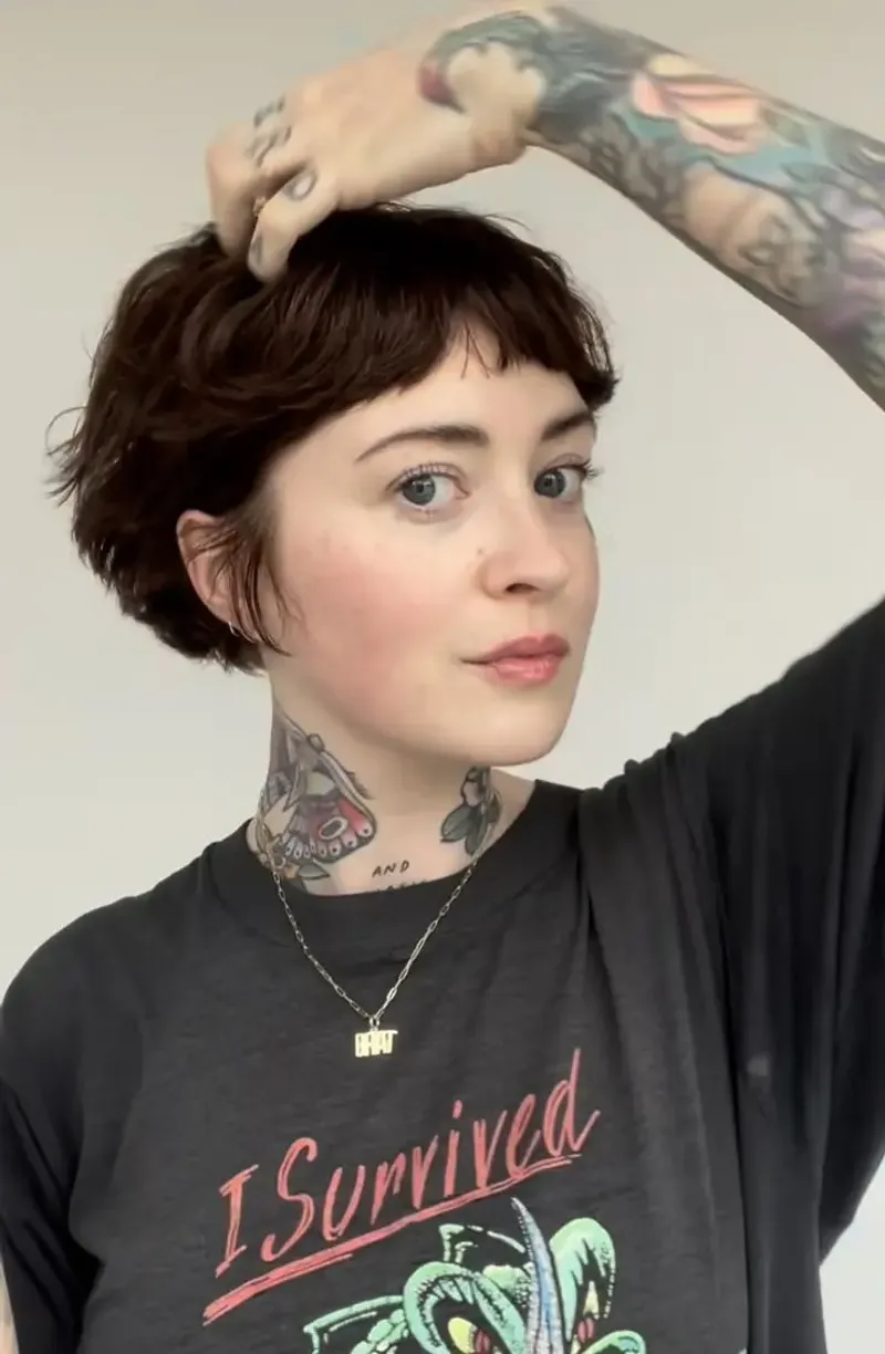 Pixie-Bob with Baby Bangs