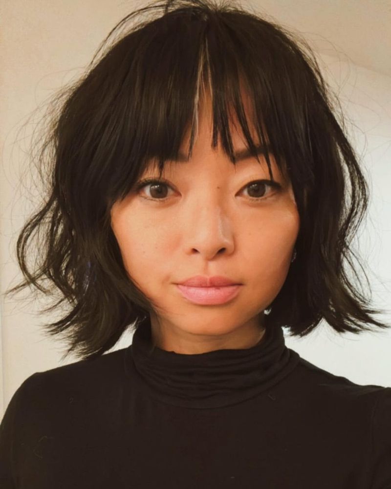 French Bob with Micro Bangs