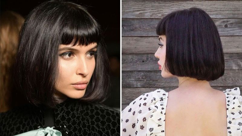 Blunt Bob with Micro Bangs
