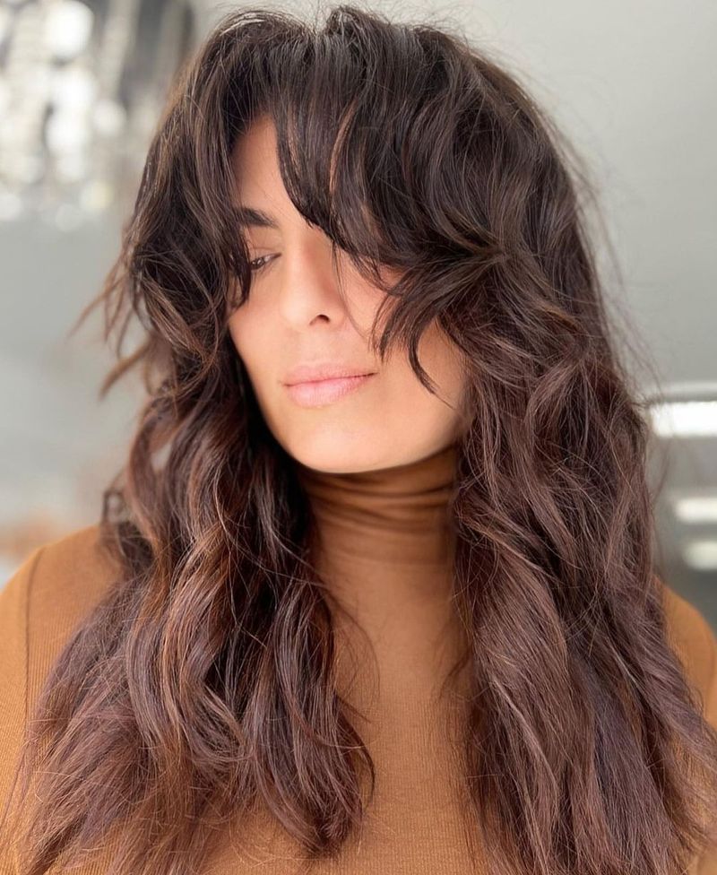 Choppy Midi Cut with Wispy Ends