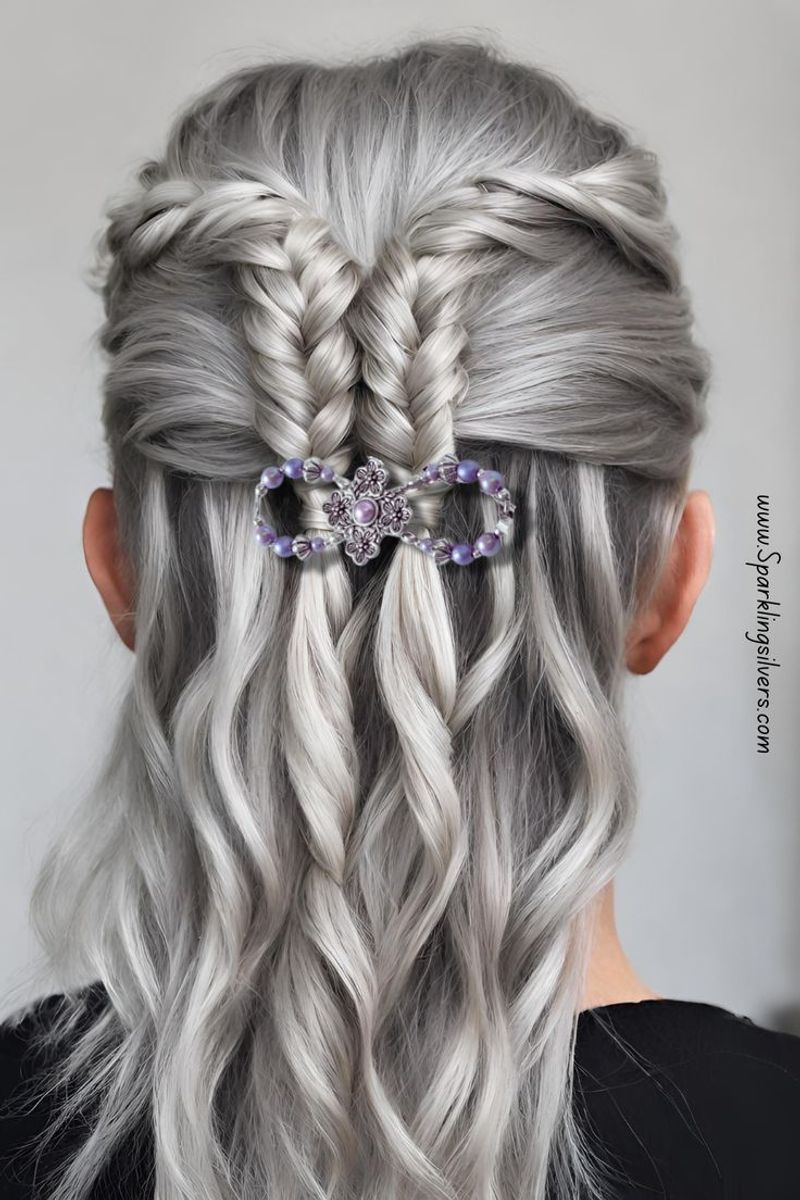 Elegant Gray Braid