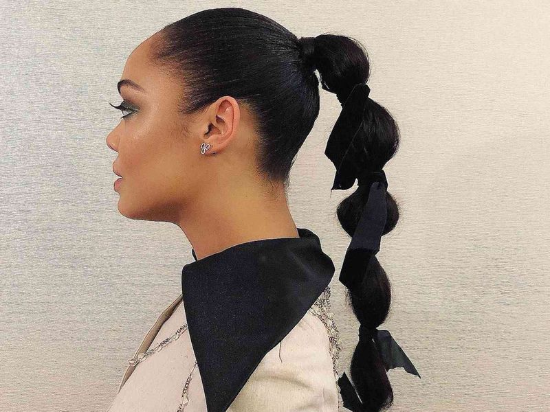 Bubble Ponytail Elegance