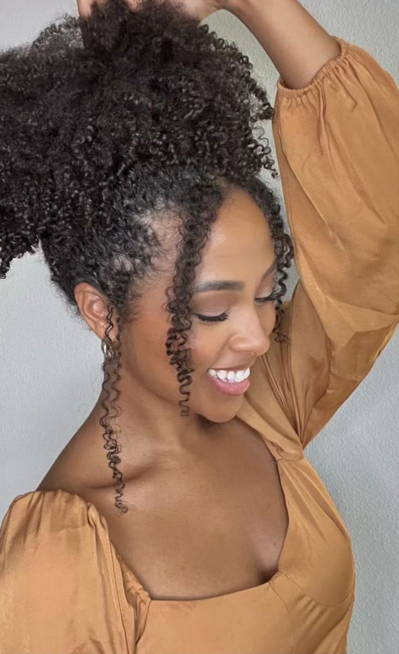 Twist-Out Ponytail