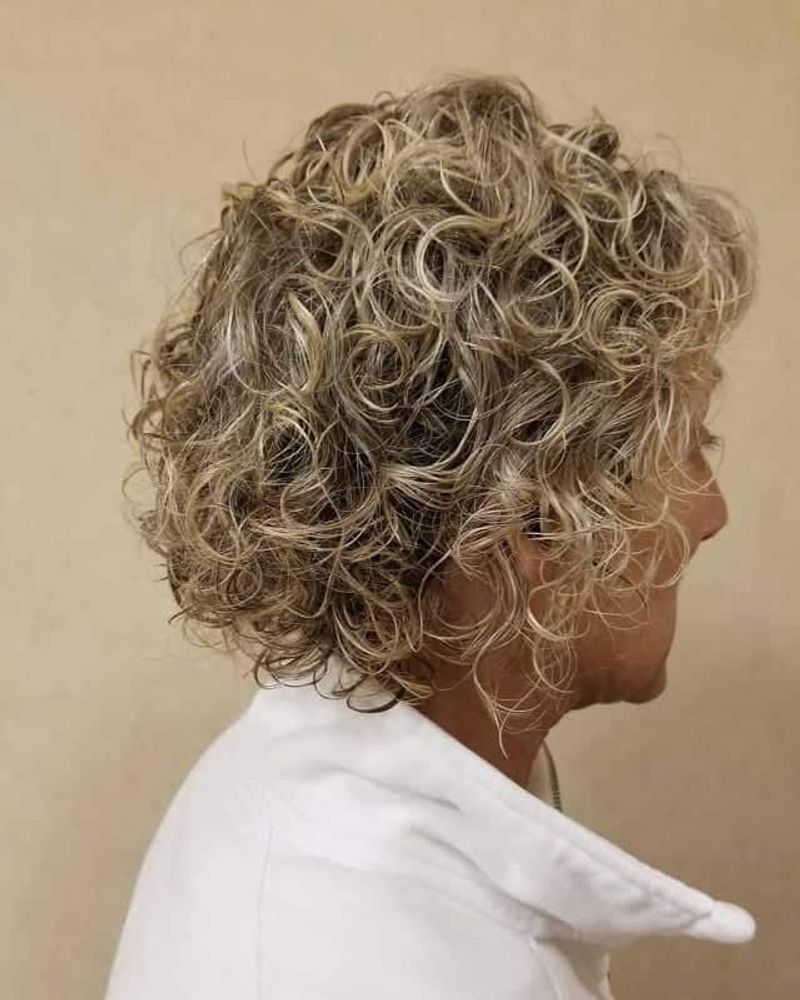 Permed Tight Curls