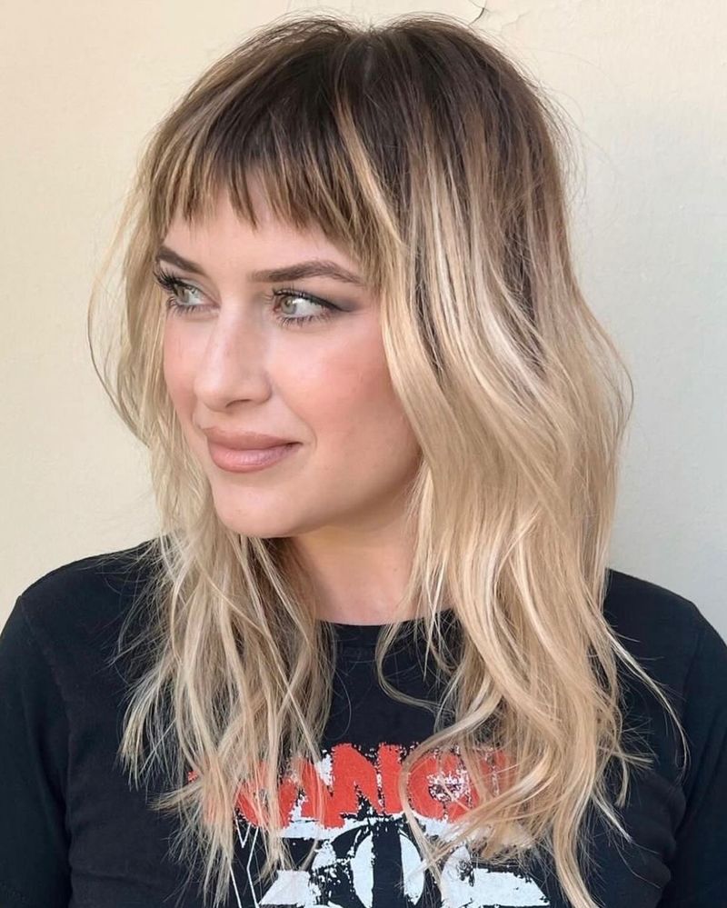Micro Bangs with Extended Layers