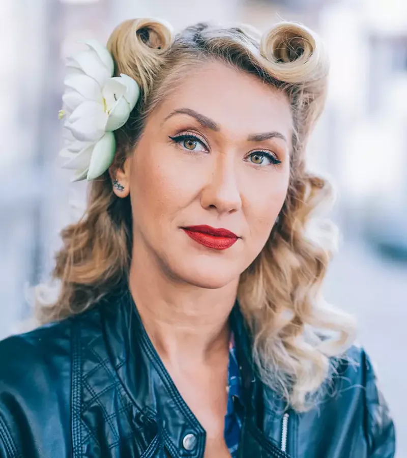 Braided Victory Roll