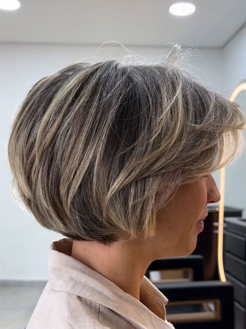 Brushed-Back Sophisticated Crop