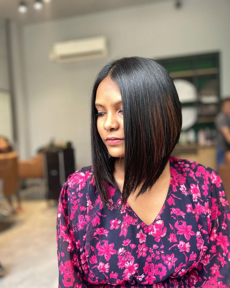Asymmetrical Jaw-Length Cut