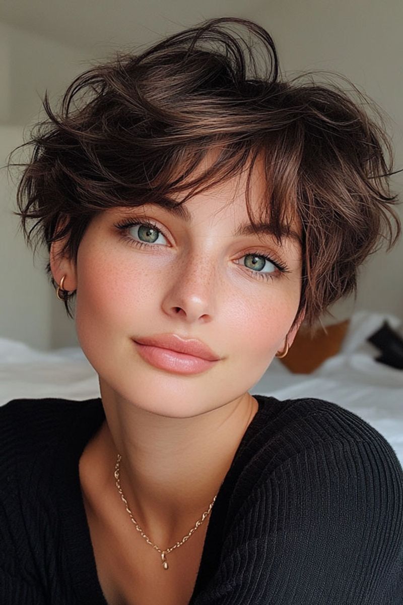 Pixie Cut met structuur
