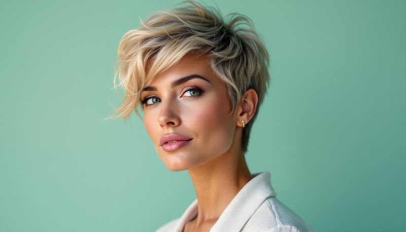 Pixie Cut with Textured Crown