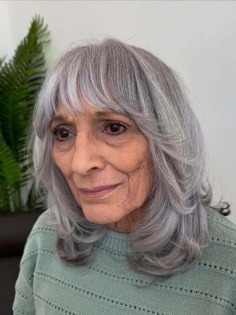 Soft Shag with Curtain Bangs