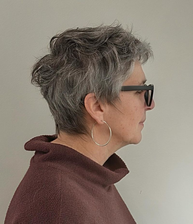 Corte Pixie com textura