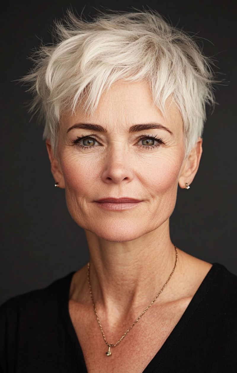 Modern Pixie with Textured Crown