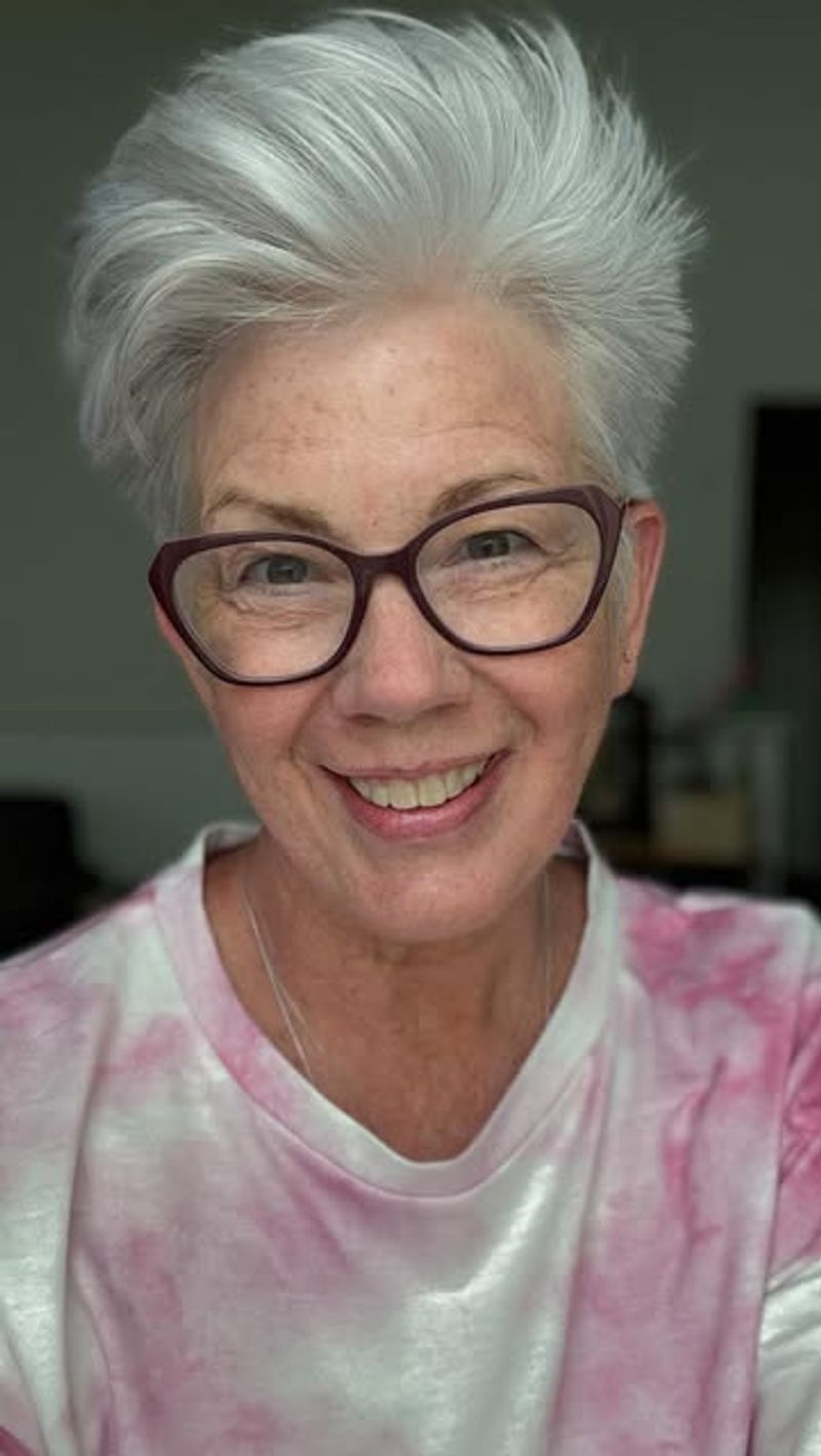 Pixie Cut with Textured Crown