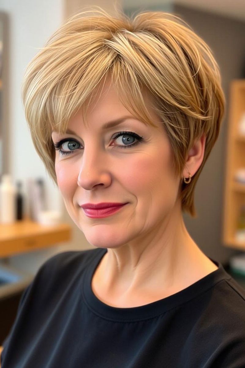 Side-Swept Pixie Bob