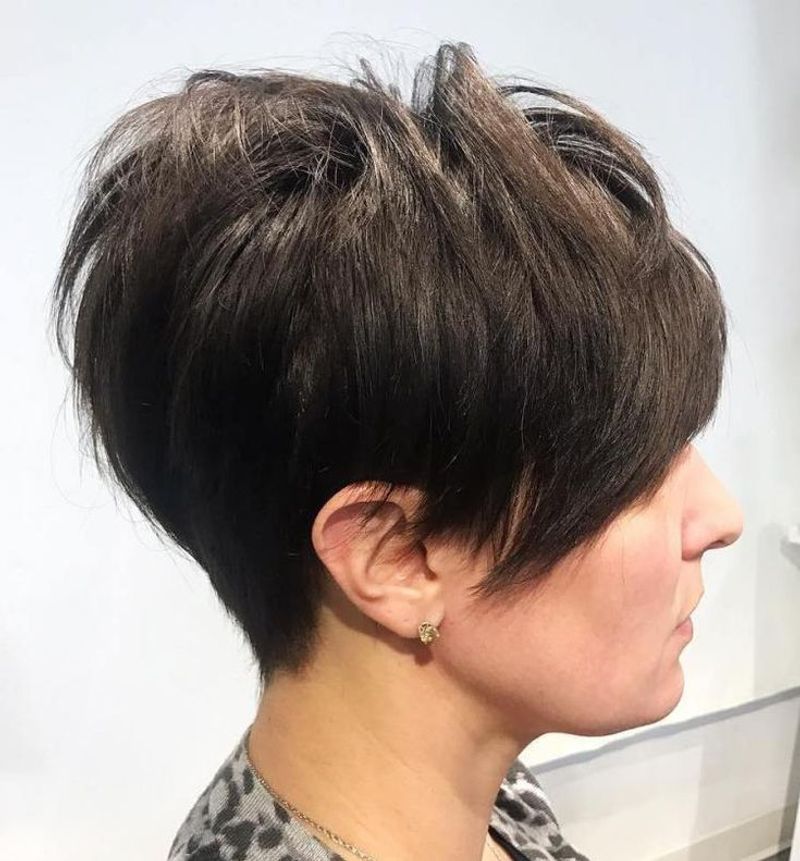 Tapered Pixie with Longer Crown
