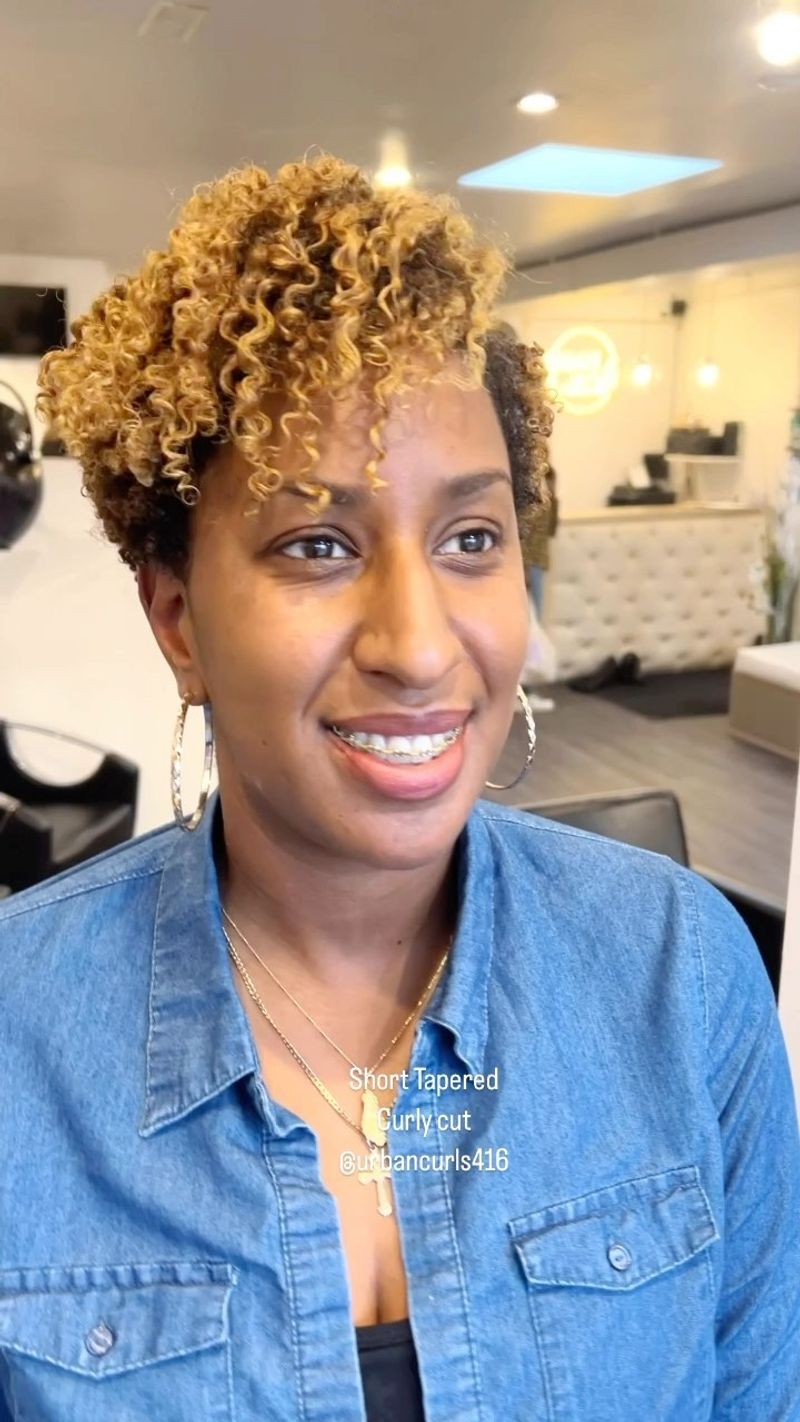Short Tapered Cut with Texture on Top