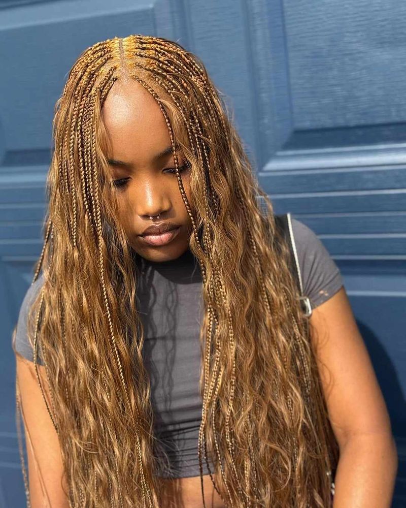 Knotless Goddess Braids