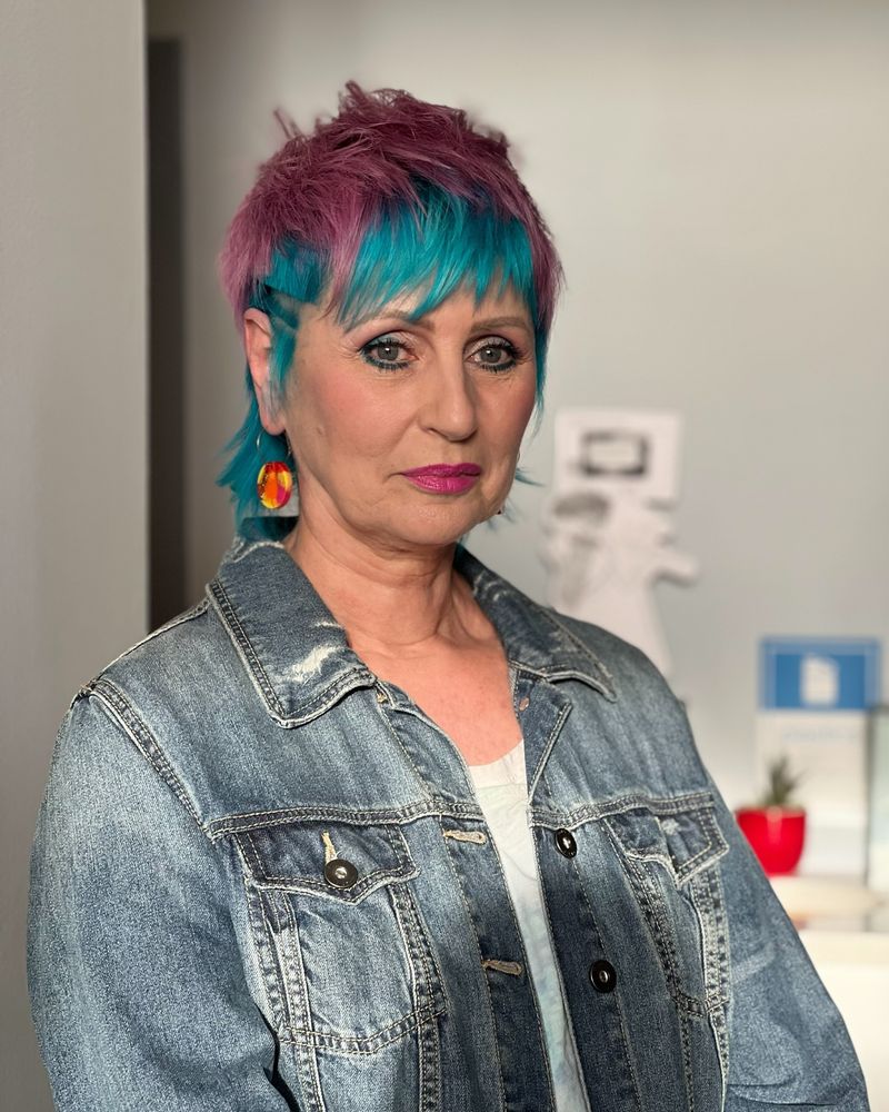 Modern Mullet with Soft Edges