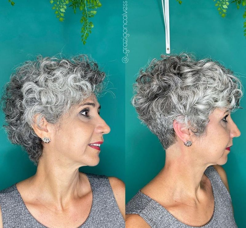 Gekrulde Pixie Shag