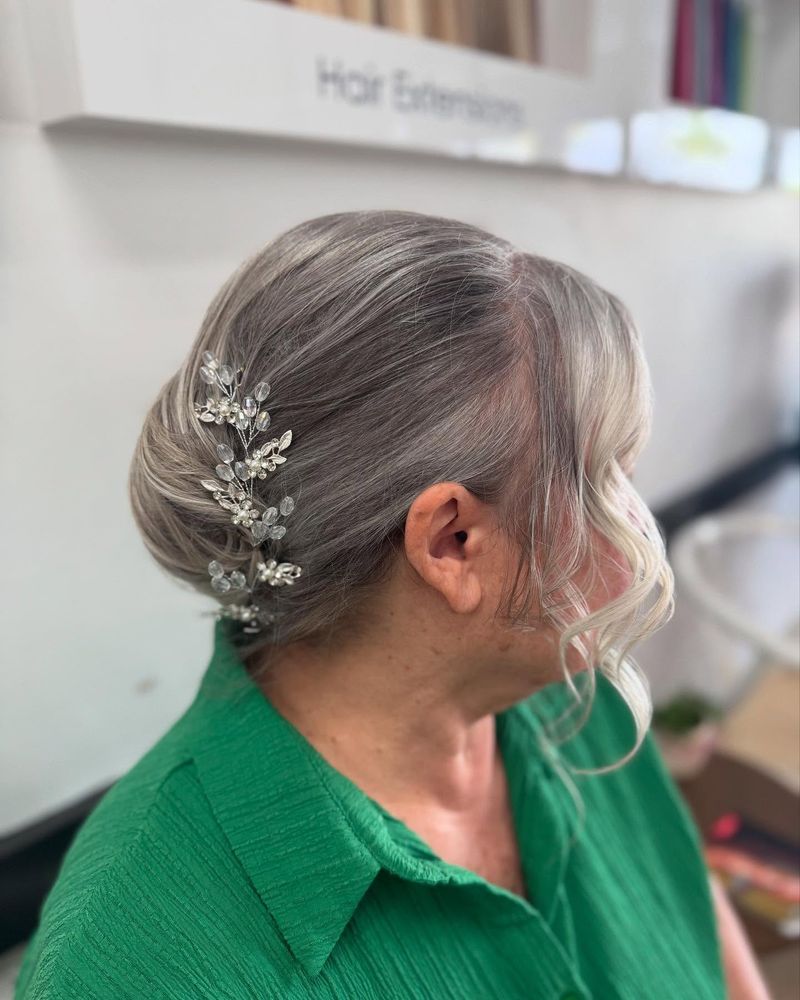 Voluminous French Twist Updo