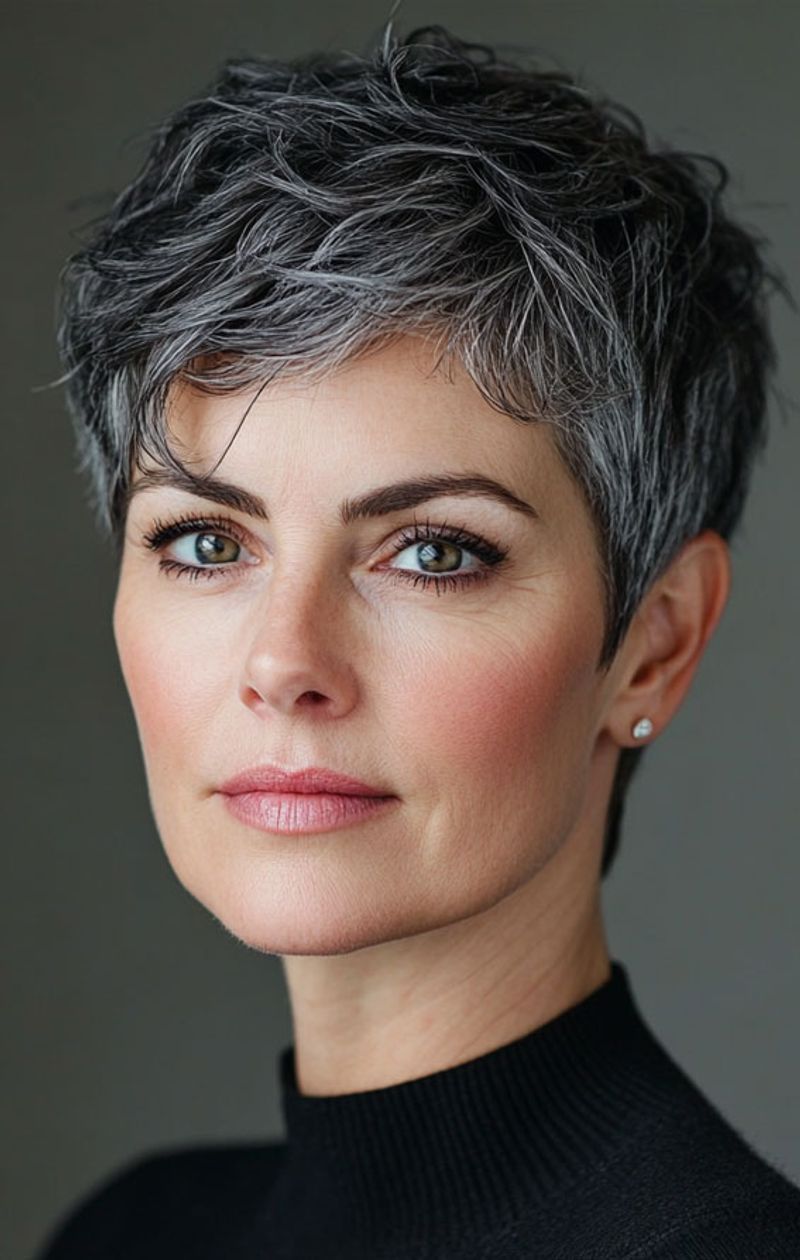 Cropped Cut with Forward Texture