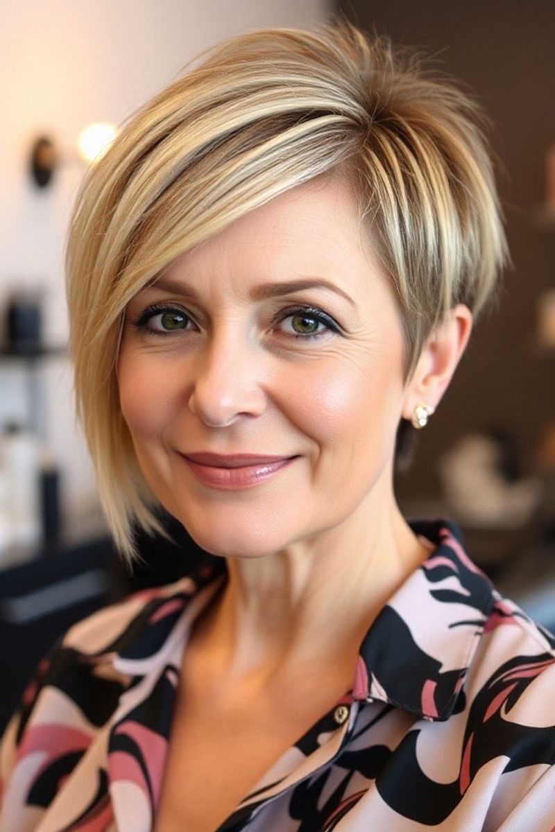 Bold Asymmetrical Edge