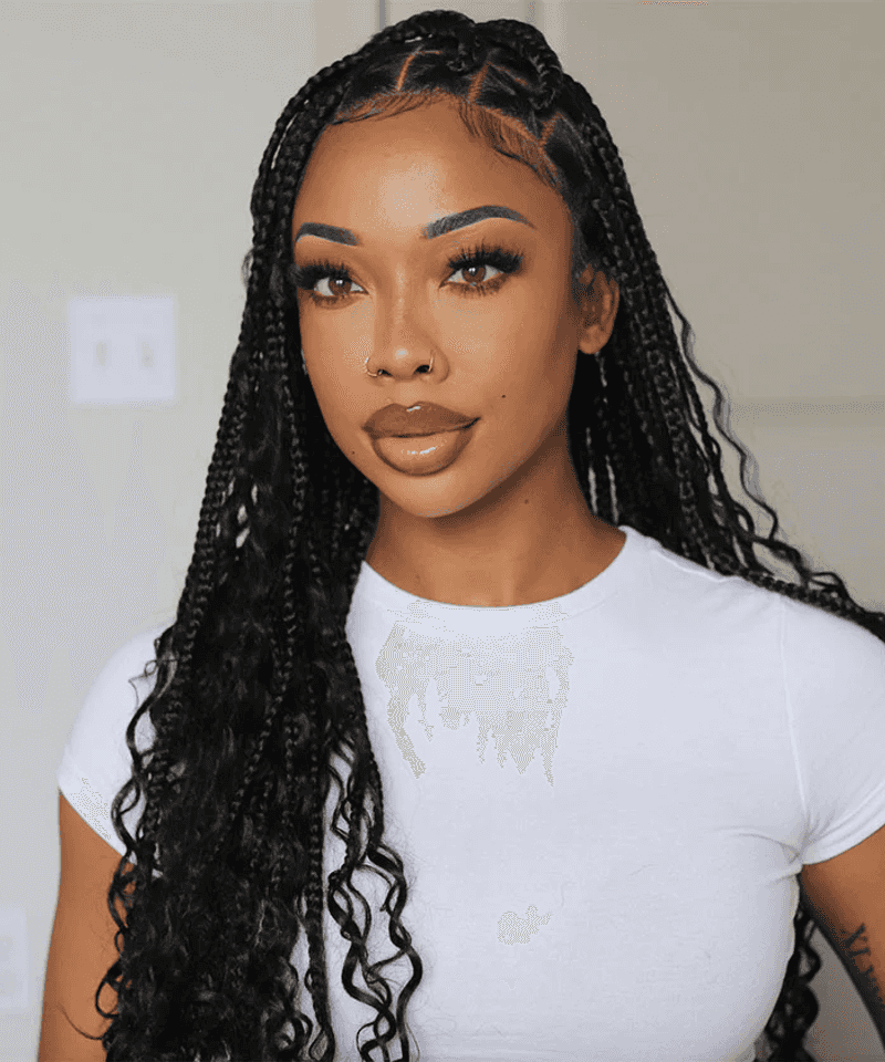 Bohemian Cornrow Fusion