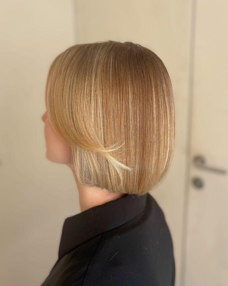 Bob elegante con linea ad A
