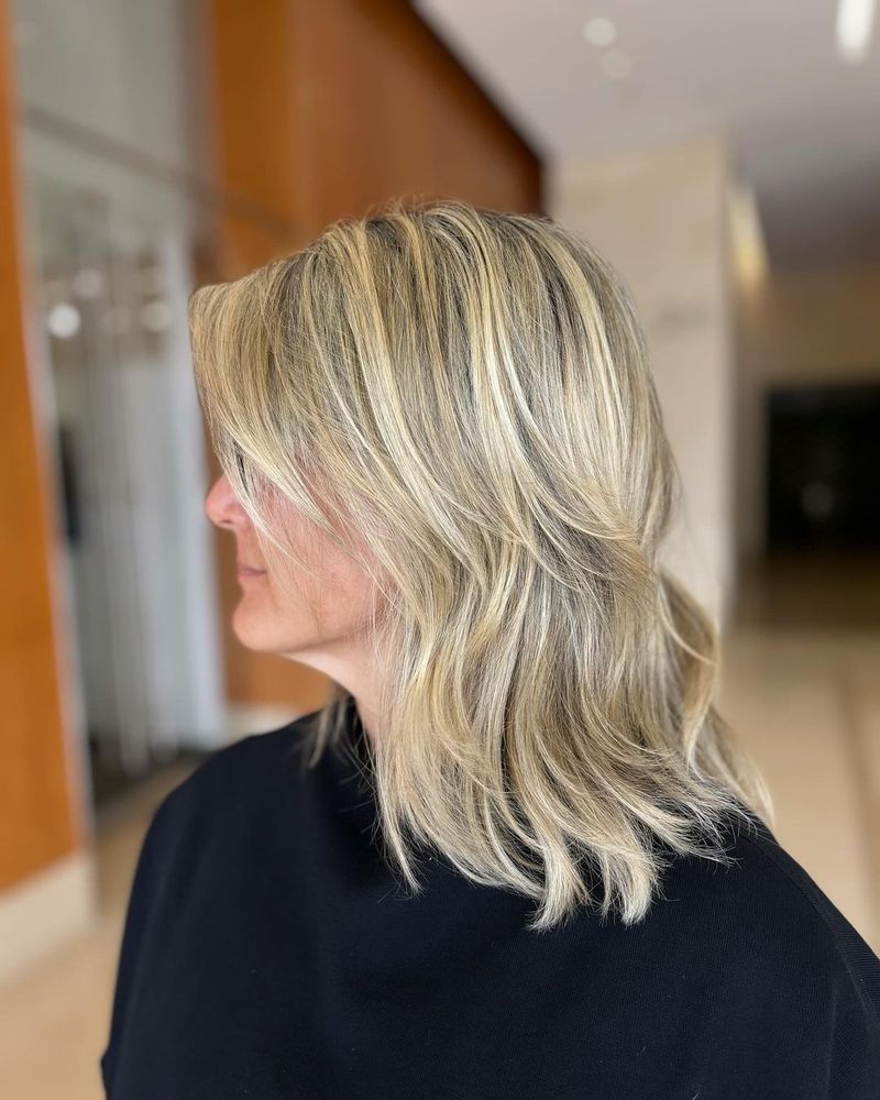 Bob lungo con stratificazioni