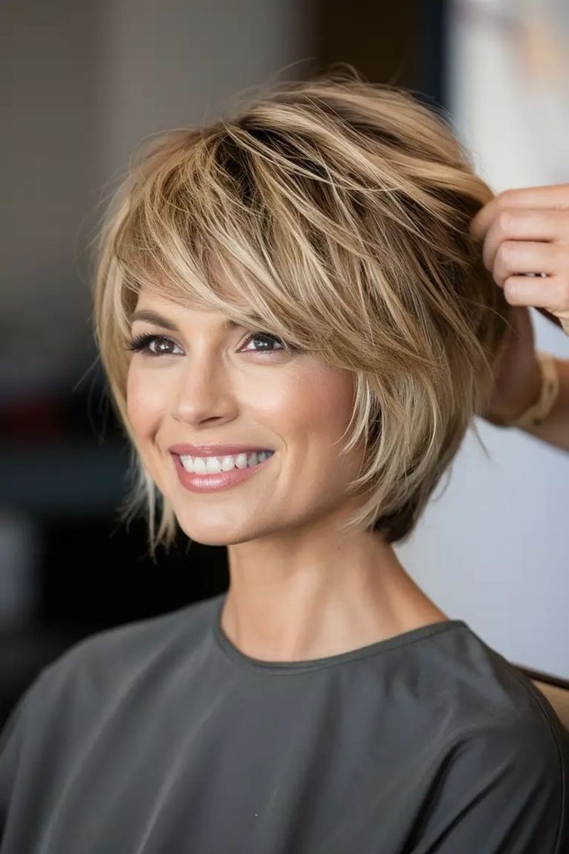 Feathered Wedge Shag