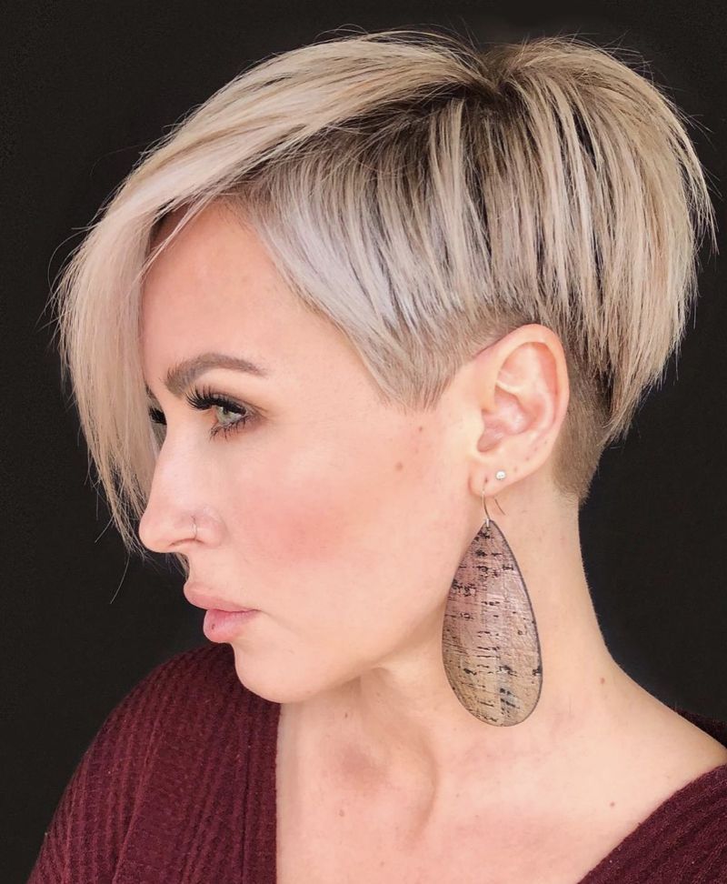 Textured Crop with Side-Sweep