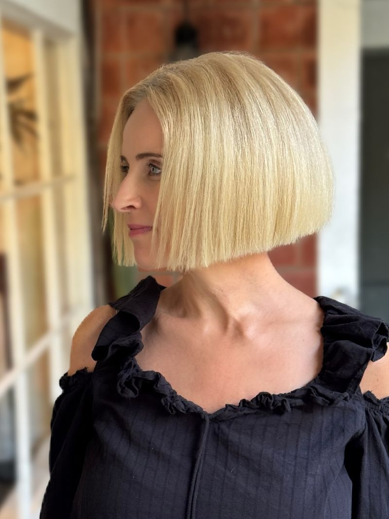 Blunt Chin-Length Bob