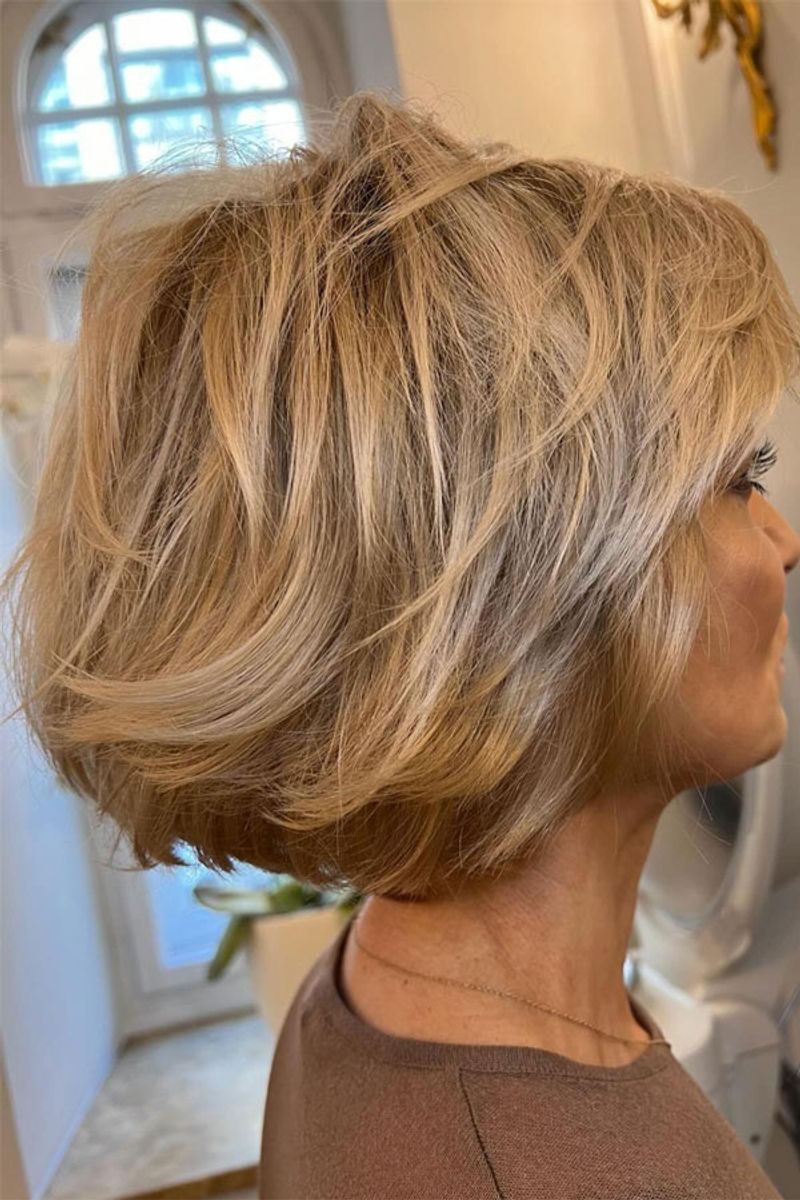 Coupe volumineuse superposée