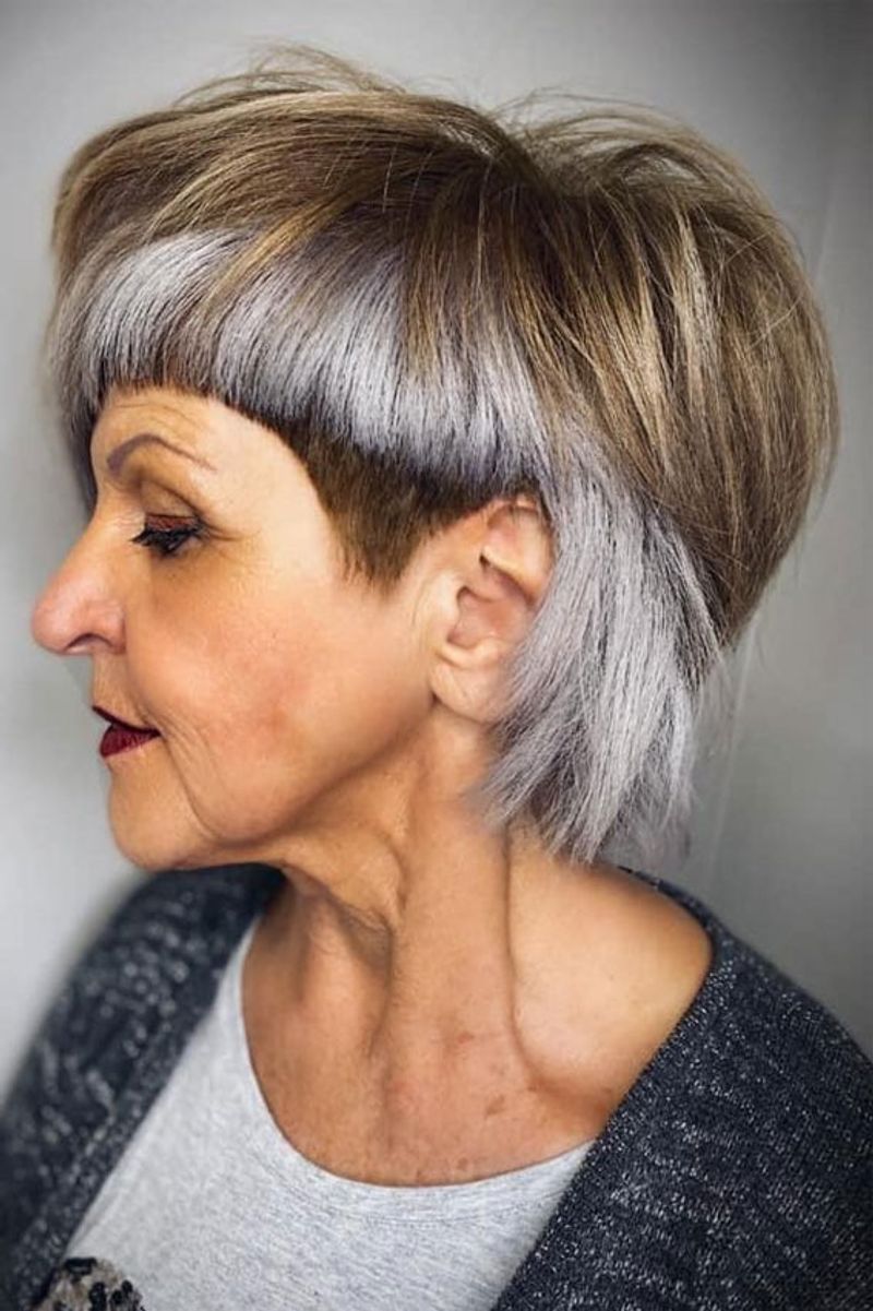 Textured Crop with Micro-Bangs