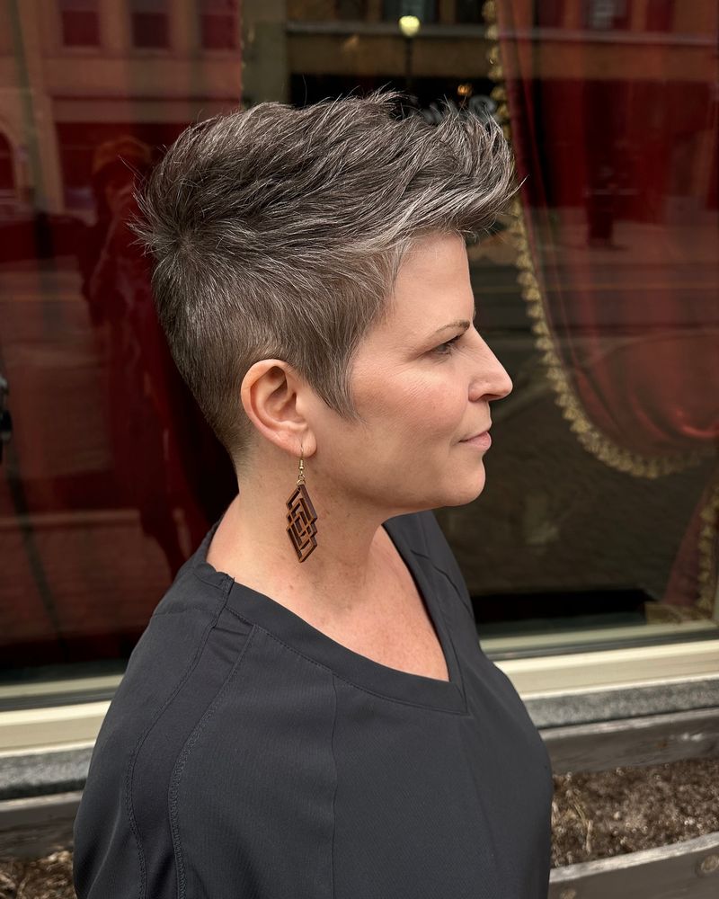 Undercut Tousled Pixie