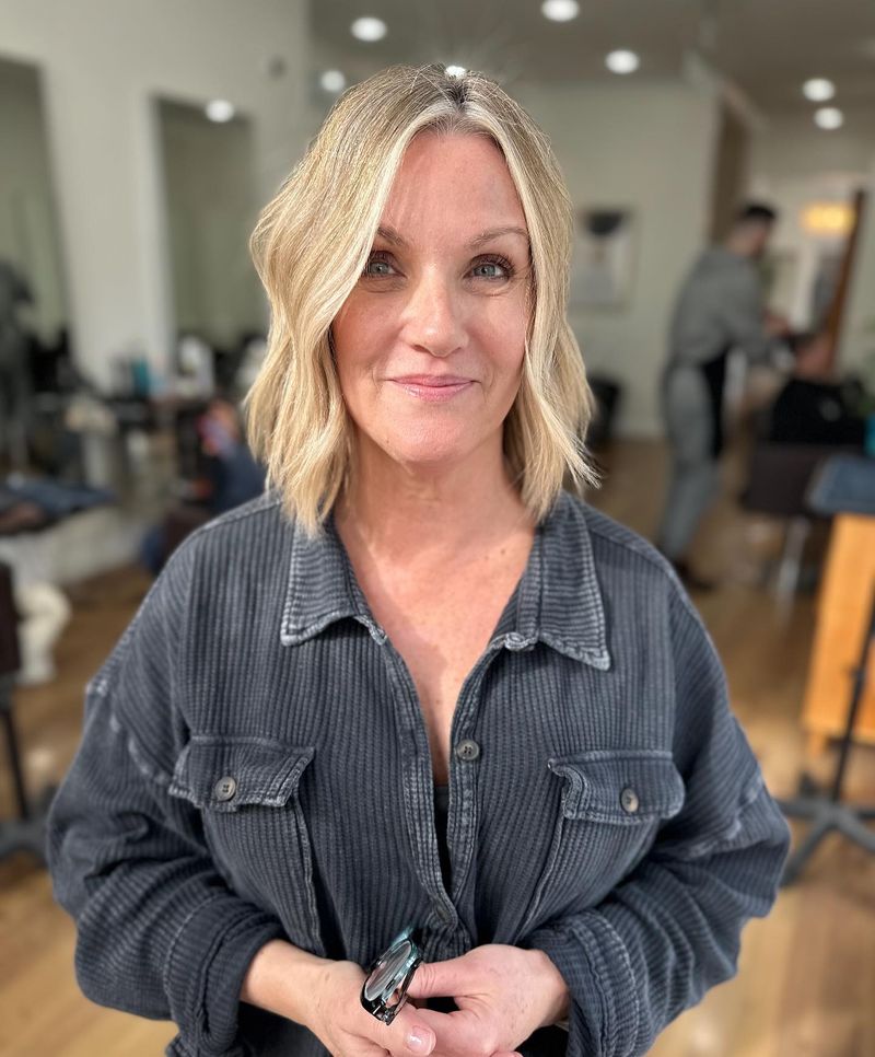 Collarbone Lob with Blended Layers