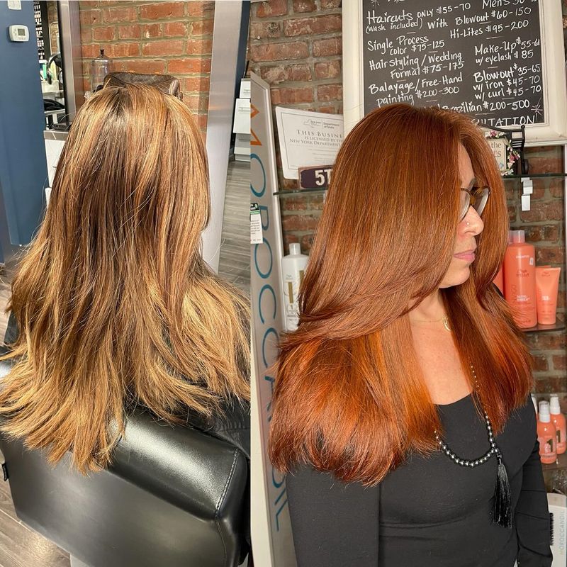 Faded Color to Vibrant Red