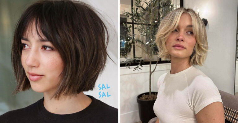 Looking for the Perfect Short Bob With Bangs? Here Are 18 Styles to Screenshot Now
