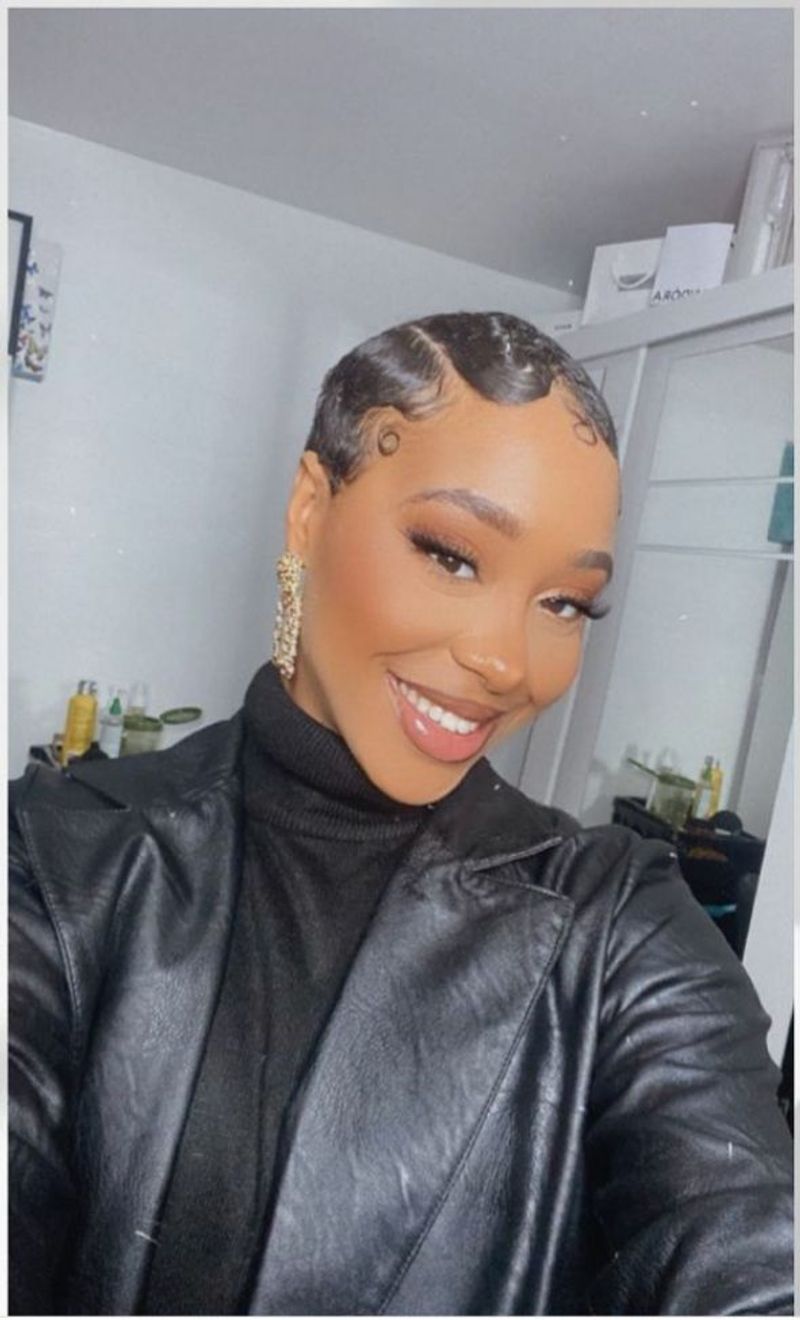Retro Finger Wave Pixie