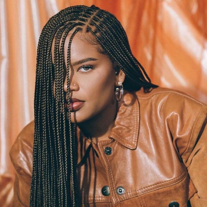 Knotless Micro Braids