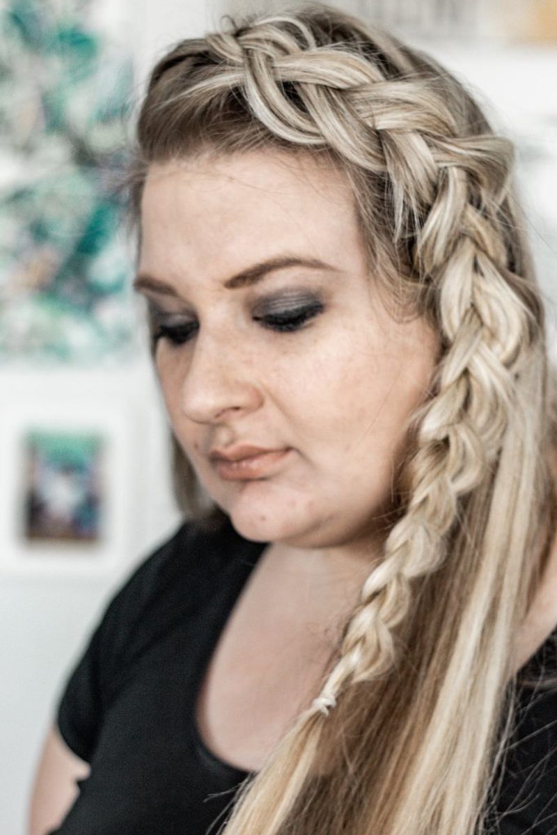 Side-Swept Dutch Braid