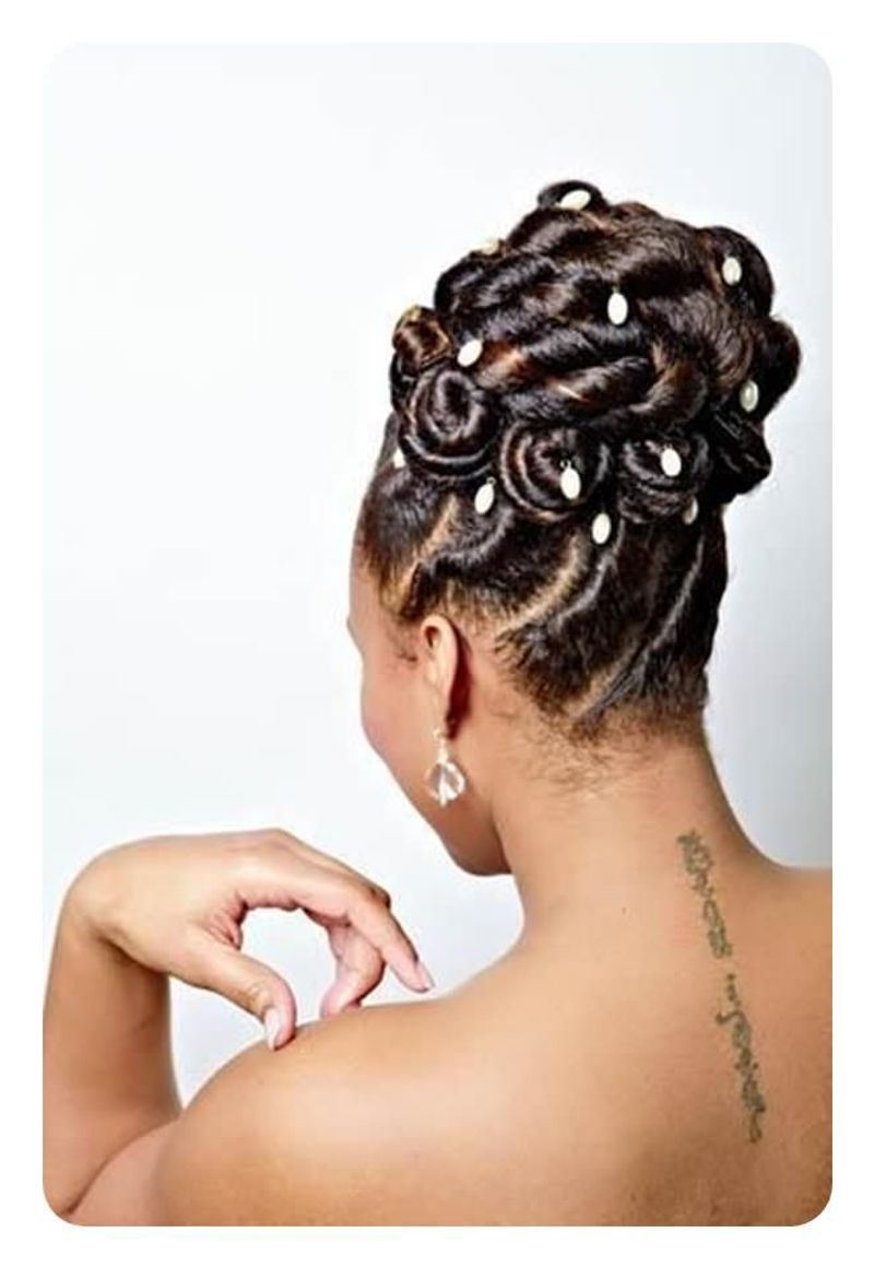 Flat-Twisted Updos with Creative Patterns