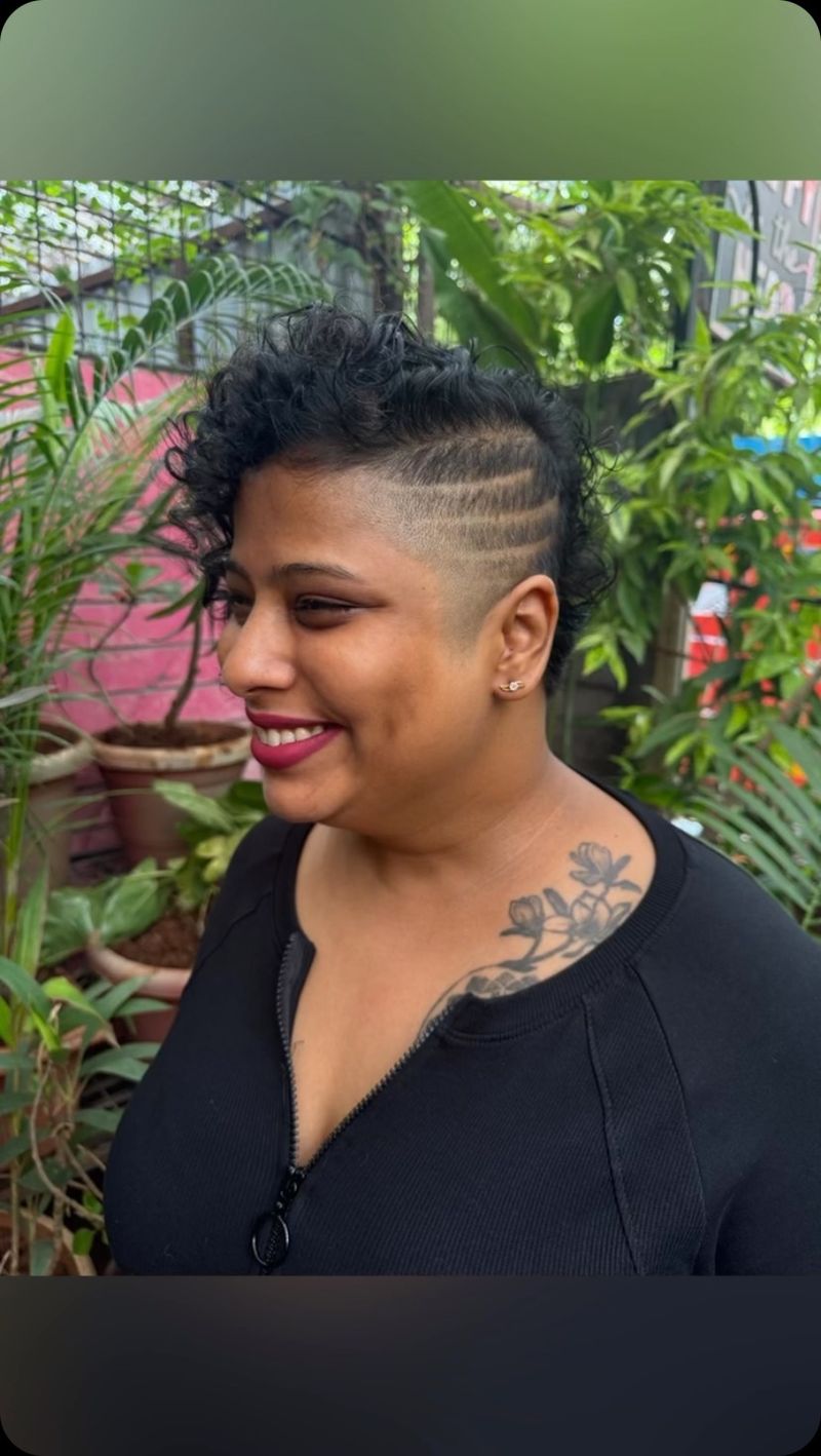 Undercut Curly Pixie