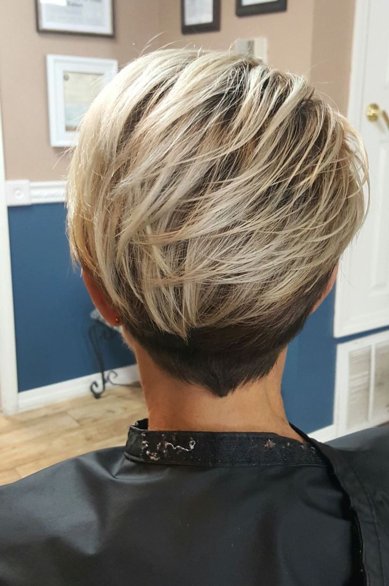Platinum Wedge with Shadow Root