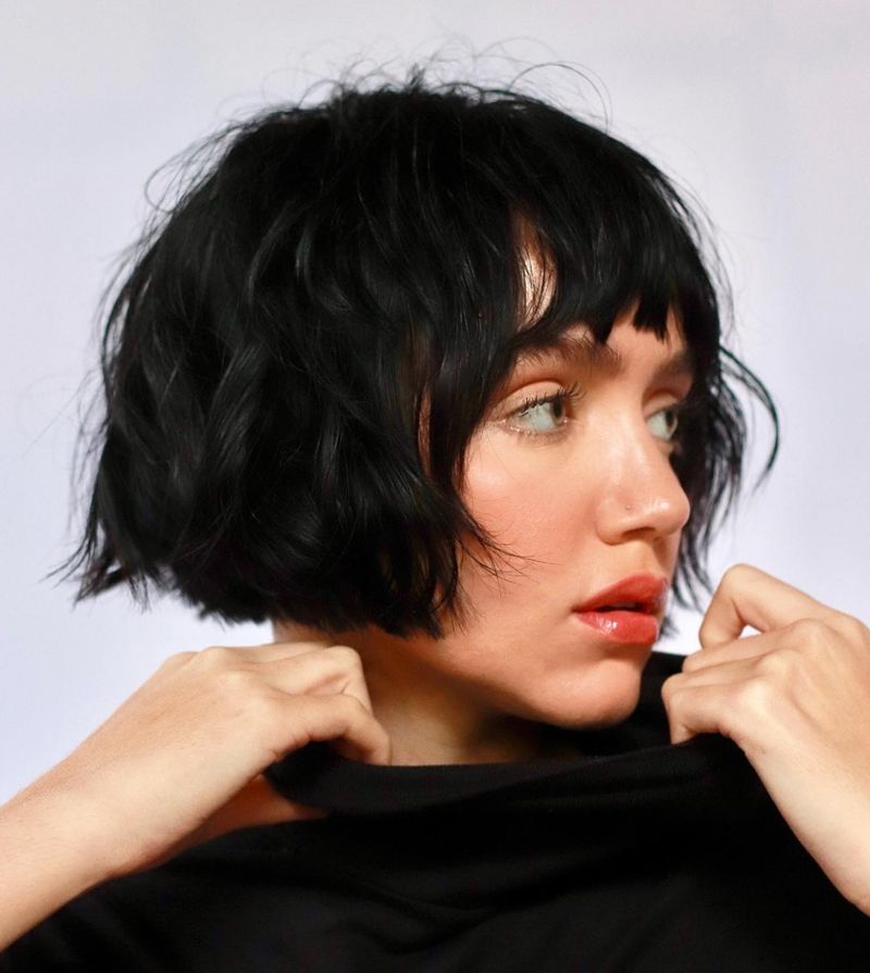French Bob with Full Fringe