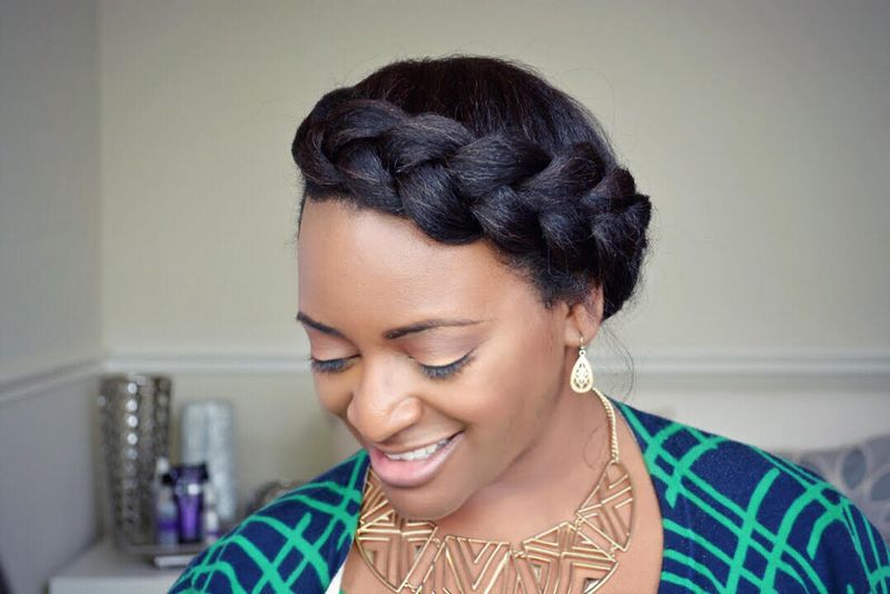 Crown Braid with Twisted Ends
