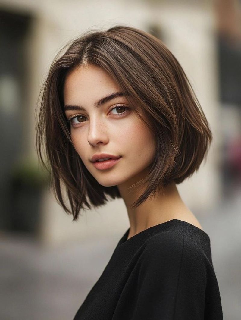 Italian Bob with Soft Layers