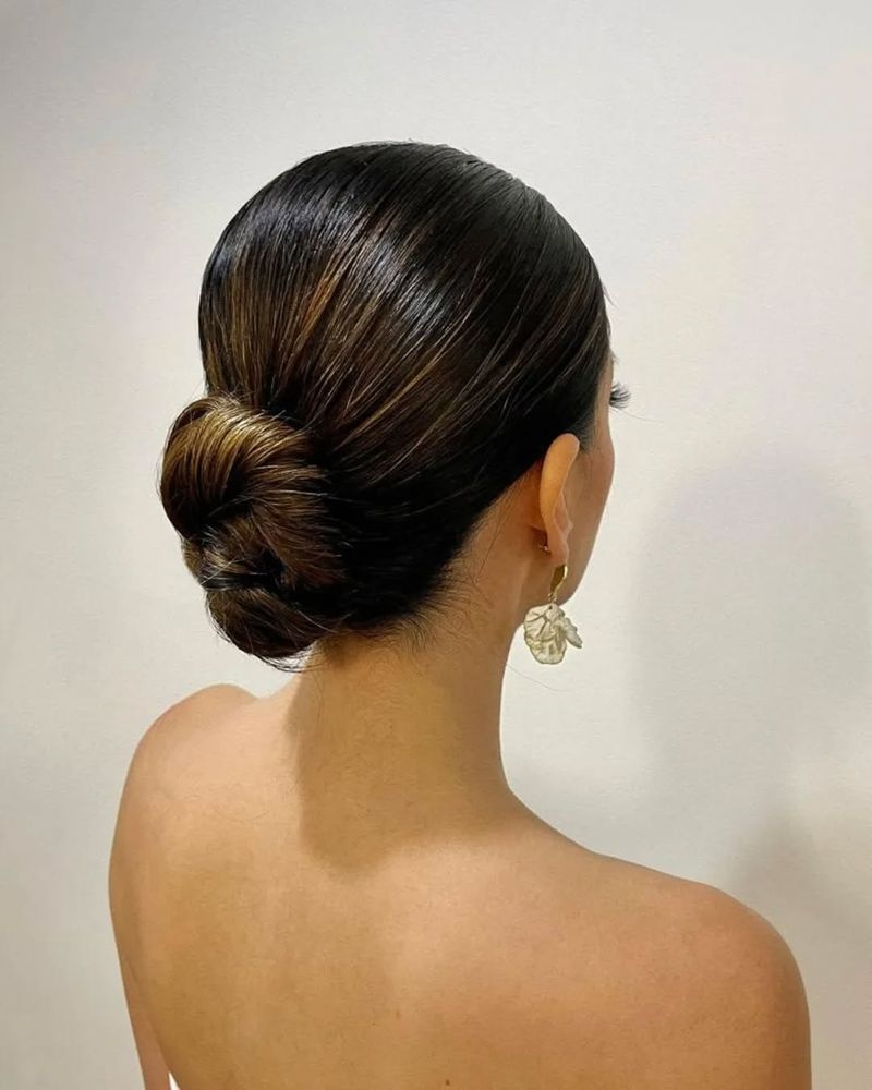 Chignon baixo